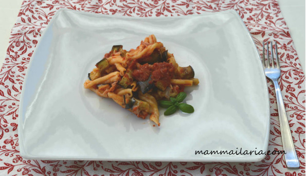pasticcio di pasta e melanzane