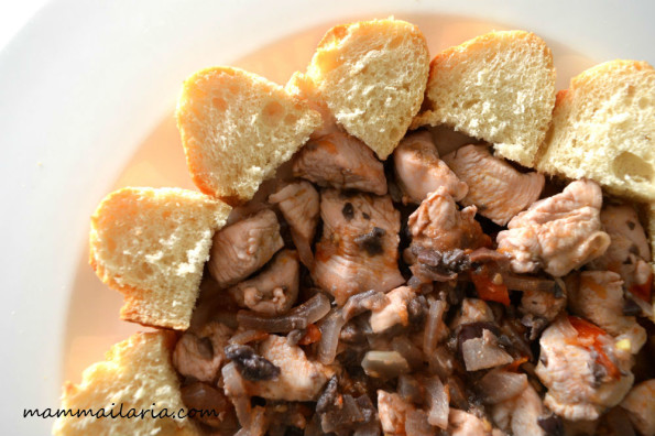 bocconcini di pollo alle olive