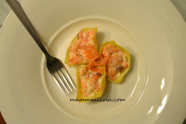 conchiglioni certosa e stracchino