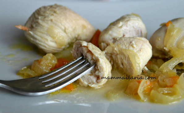 involtini di tacchino con pinoli e pecorino 