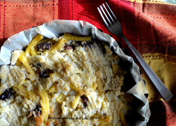 timballo di pasta e cavolfiore 