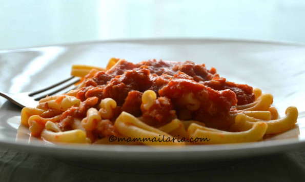 pasta con il baccalà