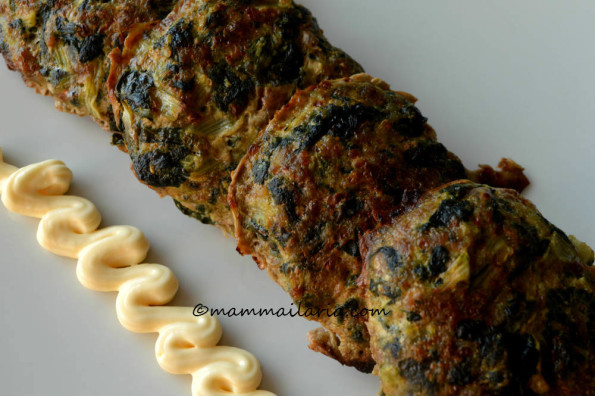 schiacciatine di carne e bietola