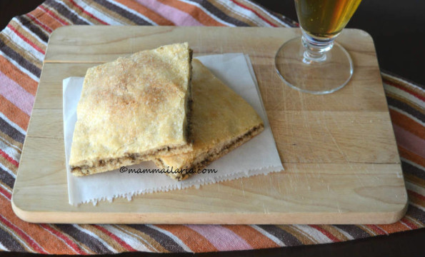 focaccia con crema di tonno e olive