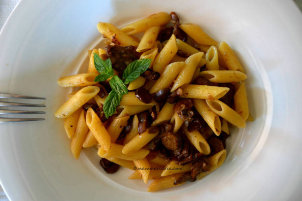 pasta con le melanzane aromatiche