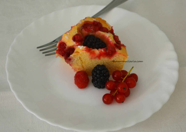 ciambella ai frutti di bosco