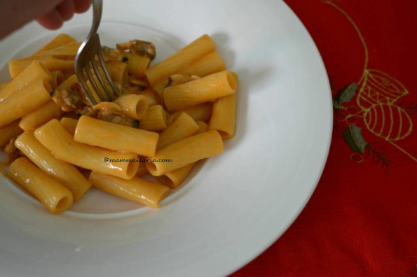 pasta con vongole e ricci
