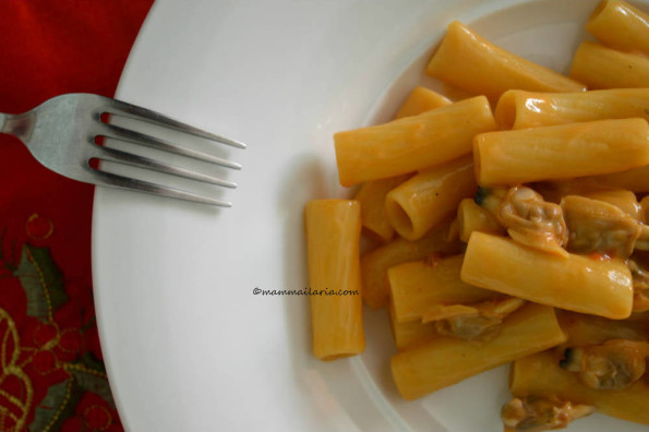 pasta con vongole e ricci
