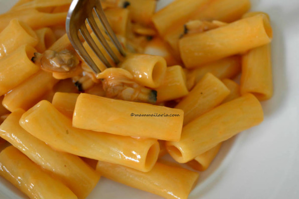 pasta con vongole e ricci