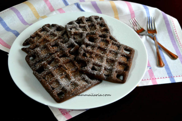 waffle al cacao