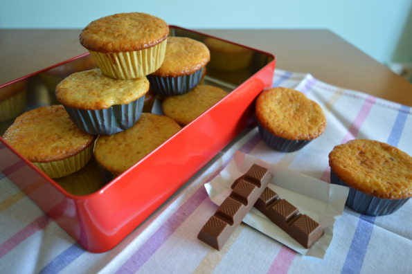 tortini con cuore al cioccolato