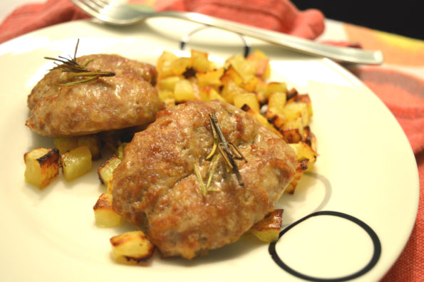 Salsicce e patate al forno