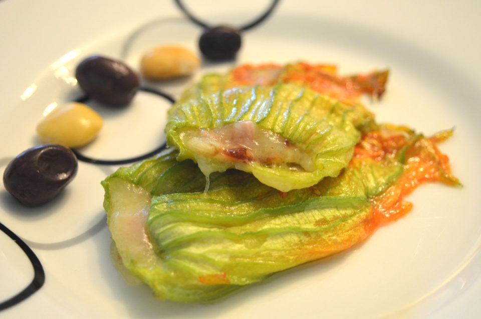 fiori di zucca ripieni