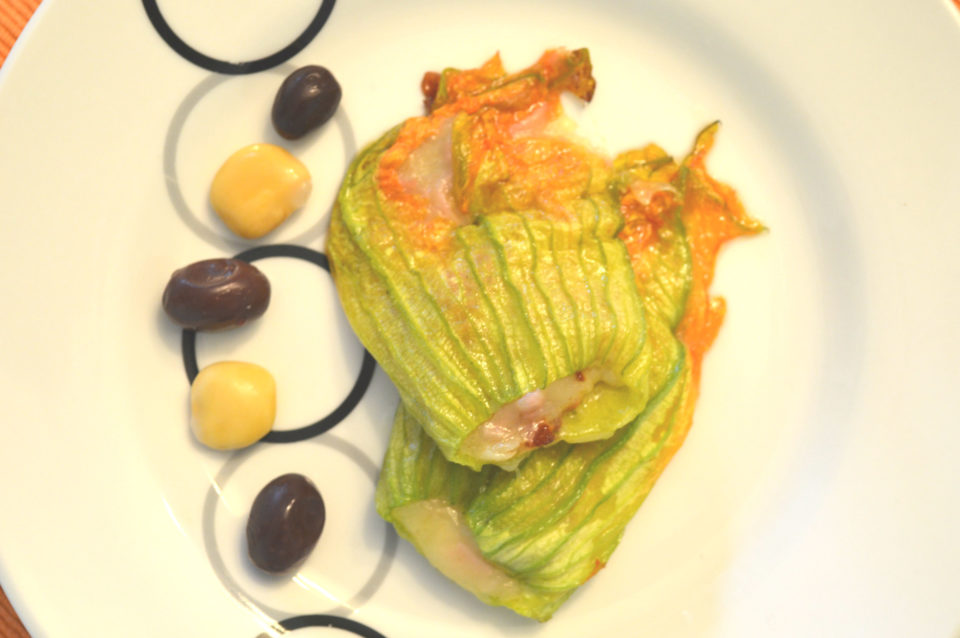 fiori di zucca ripieni