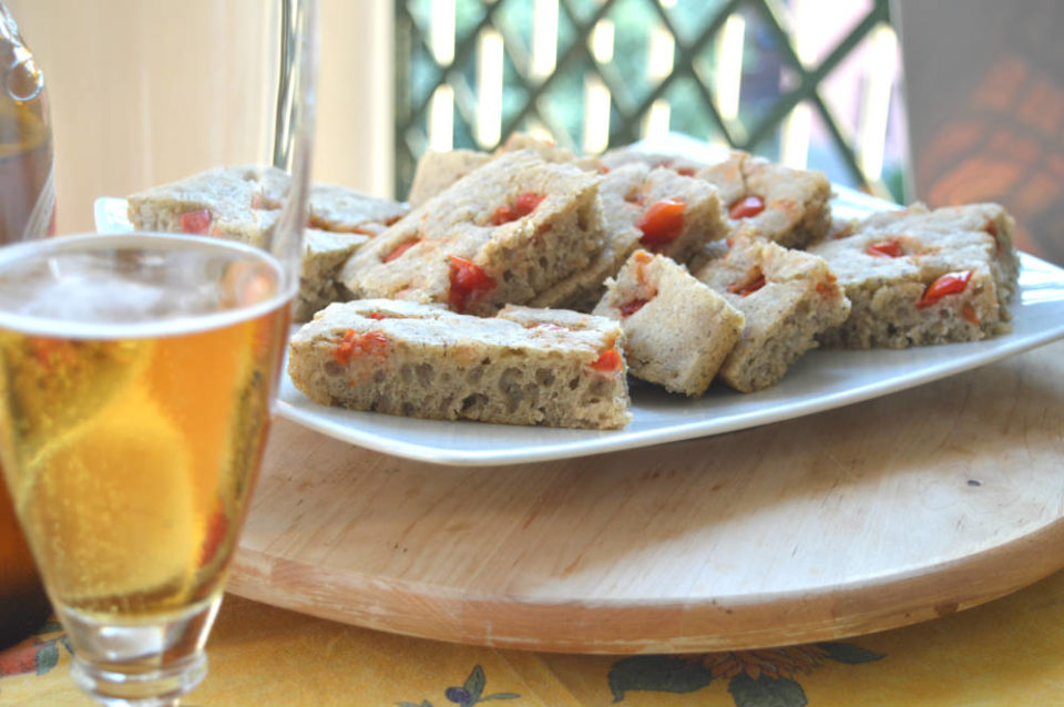 focaccia grano saraceno e semola