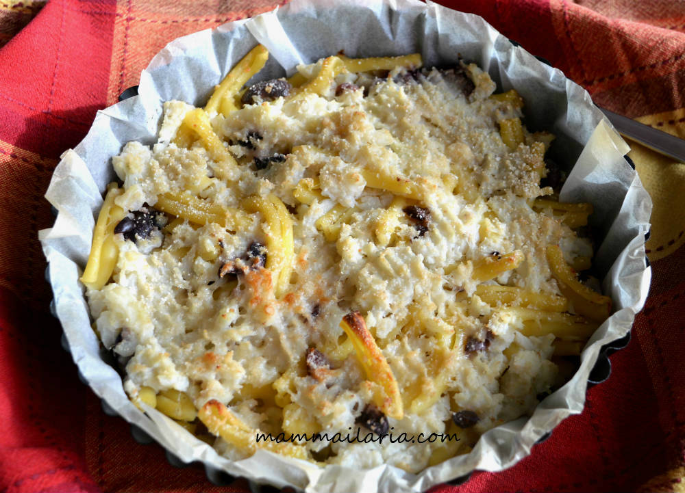 pasta e cavolfiore al forno