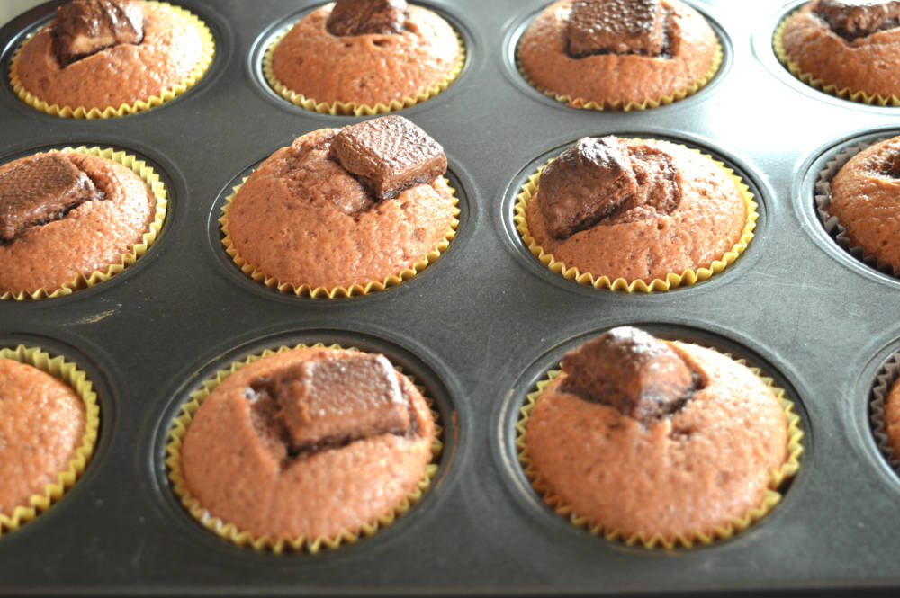 Muffin con kinder bueno Ilaria Zizza