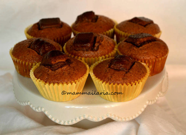 muffin con Kinder Bueno 