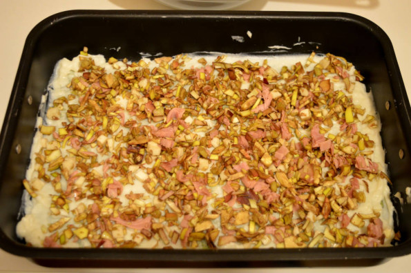 Lasagna con carciofi prosciutto e formaggio