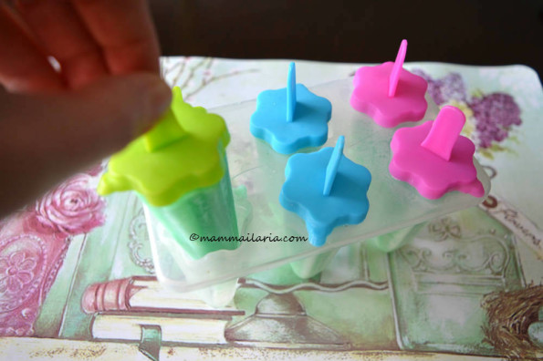 ghiaccioli latte e menta