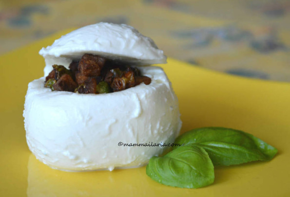 mozzarella con ripieno croccante