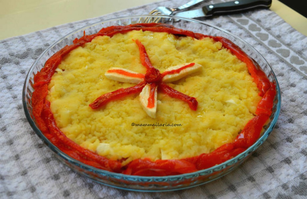 Sformato di patate e peperoni - Ilaria Zizza