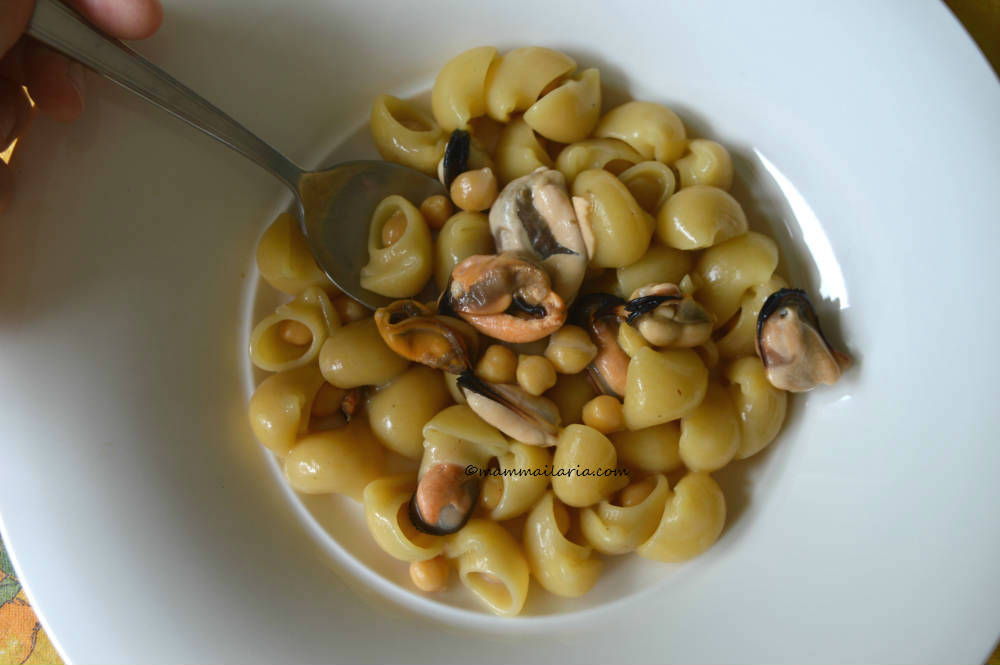 Pasta ceci e cozze Ilaria Zizza