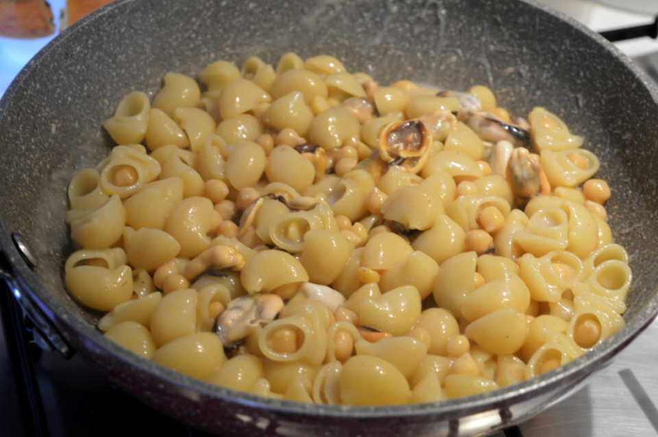 Pasta ceci e cozze Ilaria Zizza