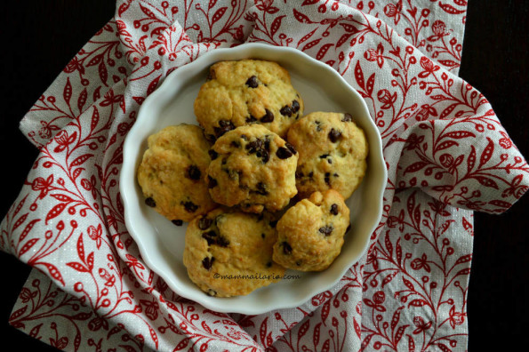 biscotti all'agrume con cioccolato