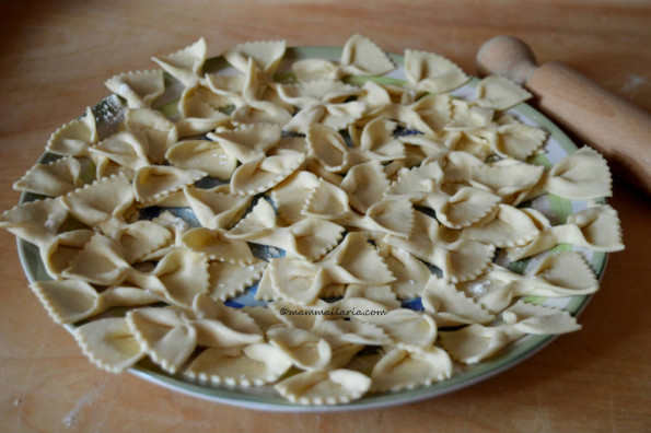 farfalle fatte in casa