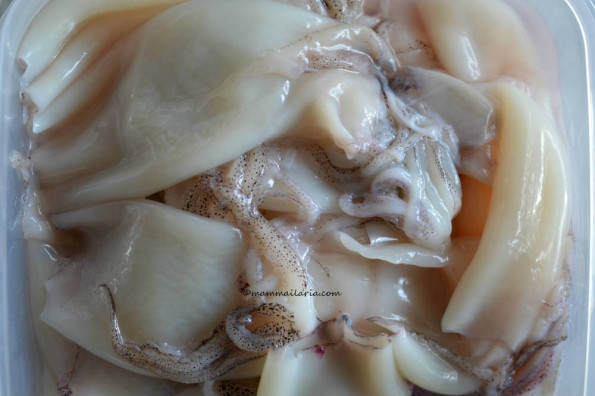 come pulire i calamari