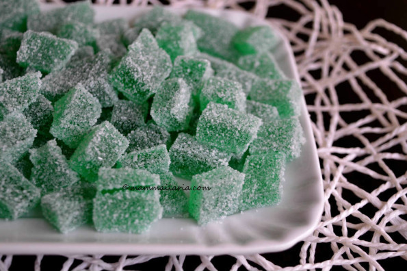 caramelle gommose alla menta 