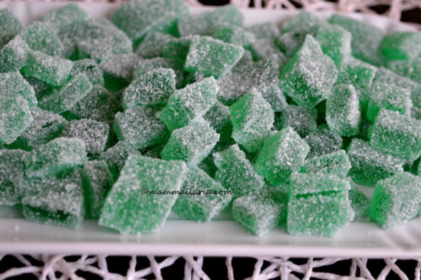 caramelle gommose alla menta 