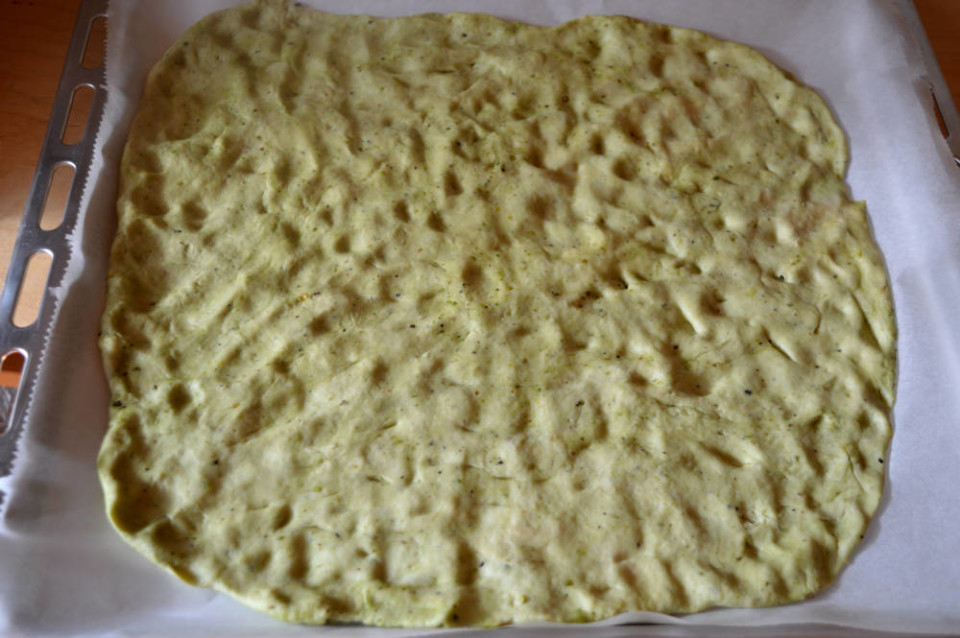 Focaccia ai pistacchi Ilaria Zizza