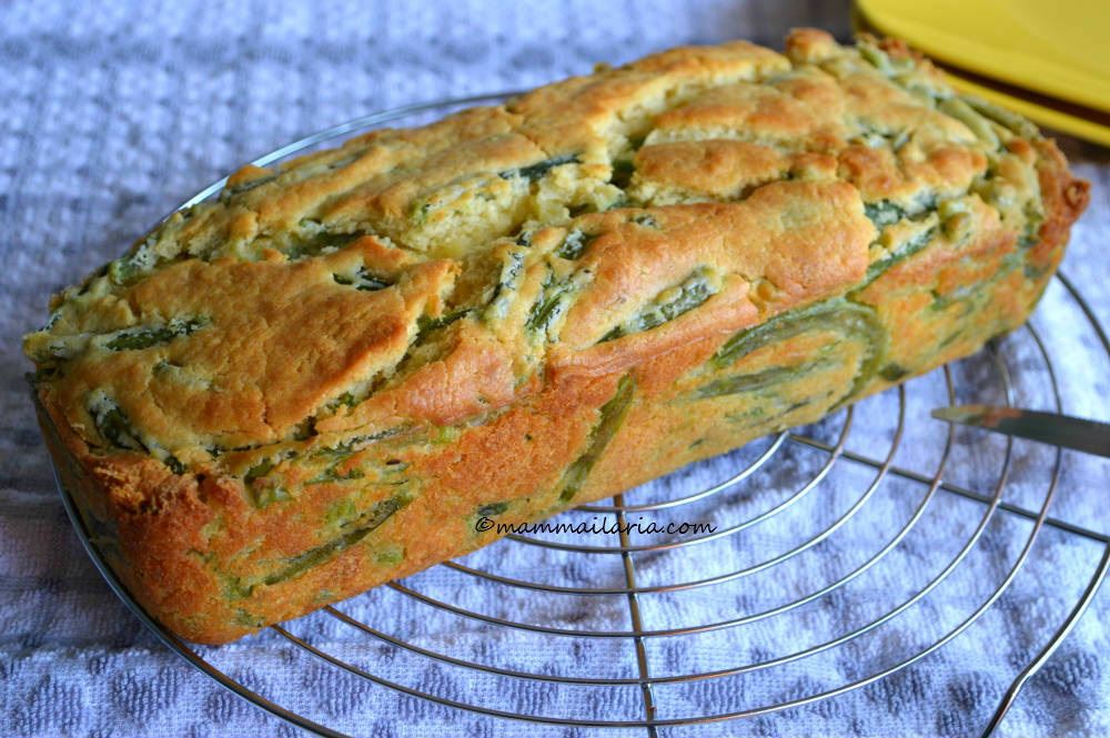 plumcake mascarpone e fagiolini