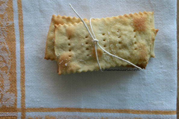 crackers fatti in casa 