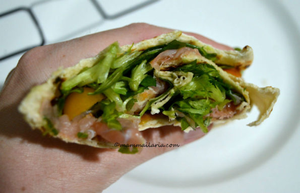 piadina farcita con salmone