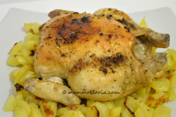 pollo arrosto fatto in casa