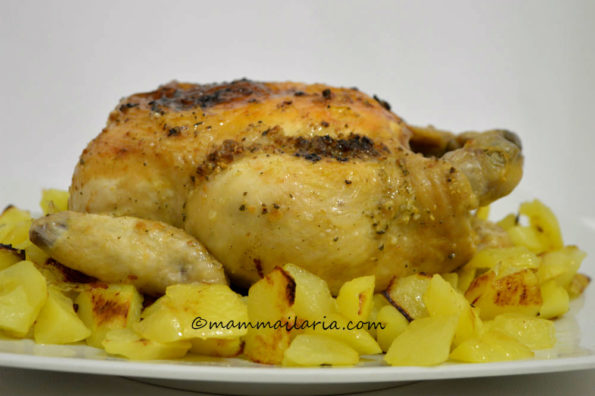 pollo arrosto fatto in casa