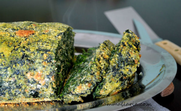 polpettone vegetariano di spinaci