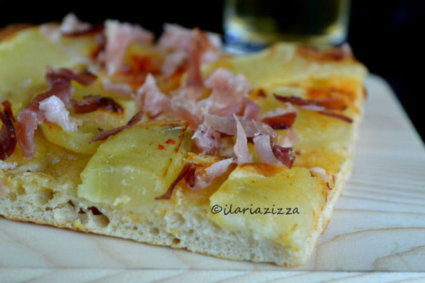 pizza con impasto al mascarpone