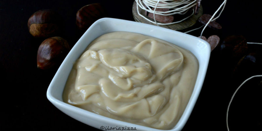 Crema pasticcera alle castagne