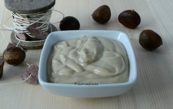 Crema pasticcera alle castagne
