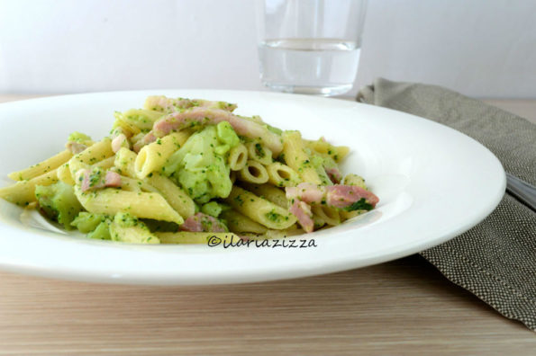 pasta con broccoli e pancetta