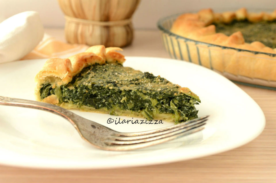 quiche con ricotta e bietola