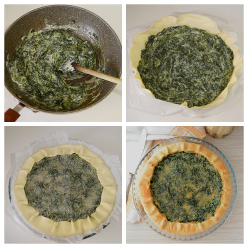 quiche con ricotta e bietola