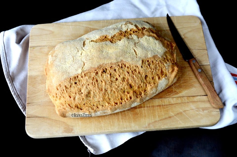 Pane con farine poco raffinate