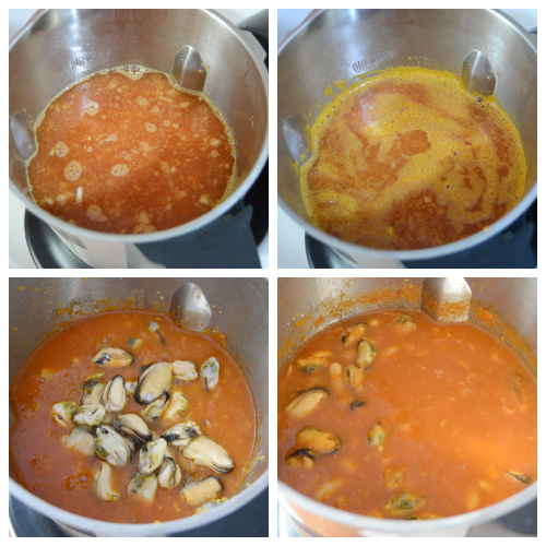 Zuppa cozze e fagioli